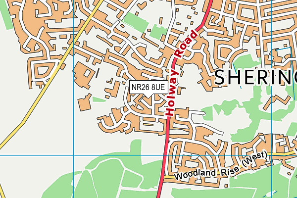 NR26 8UE map - OS VectorMap District (Ordnance Survey)