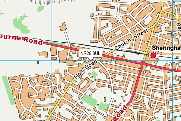 NR26 8UL map - OS VectorMap District (Ordnance Survey)