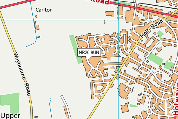 NR26 8UN map - OS VectorMap District (Ordnance Survey)