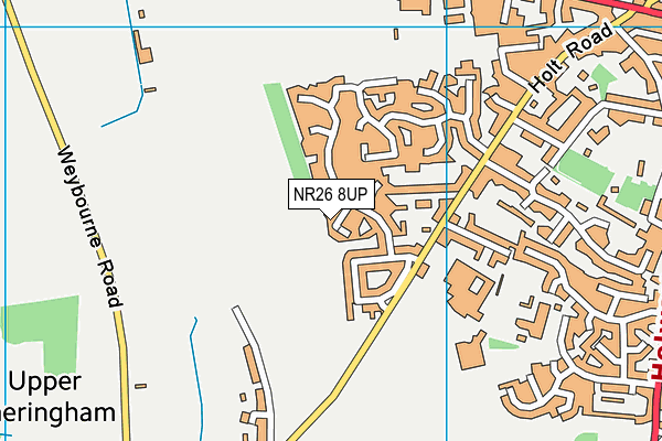 NR26 8UP map - OS VectorMap District (Ordnance Survey)
