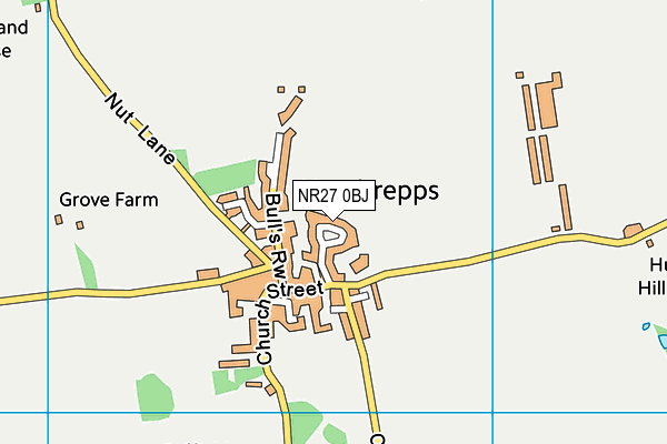 NR27 0BJ map - OS VectorMap District (Ordnance Survey)