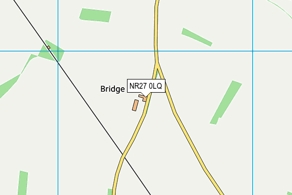 NR27 0LQ map - OS VectorMap District (Ordnance Survey)