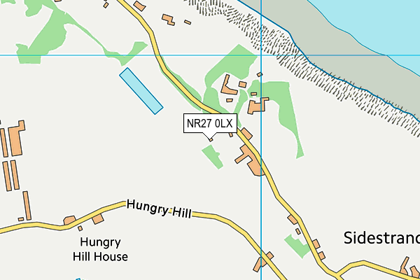 NR27 0LX map - OS VectorMap District (Ordnance Survey)