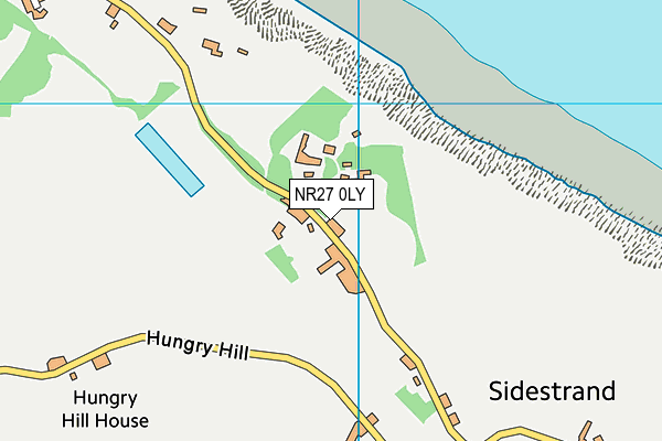 NR27 0LY map - OS VectorMap District (Ordnance Survey)