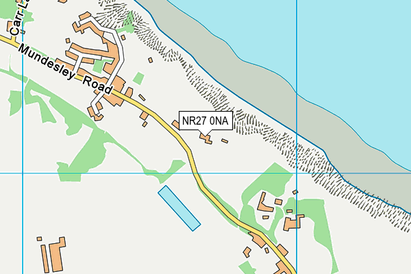 NR27 0NA map - OS VectorMap District (Ordnance Survey)