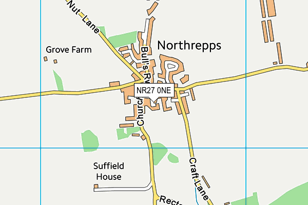 NR27 0NE map - OS VectorMap District (Ordnance Survey)