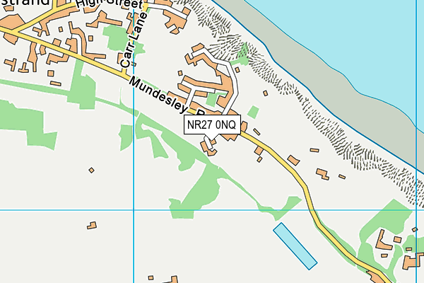 NR27 0NQ map - OS VectorMap District (Ordnance Survey)