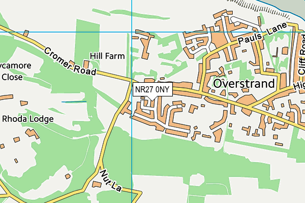 NR27 0NY map - OS VectorMap District (Ordnance Survey)