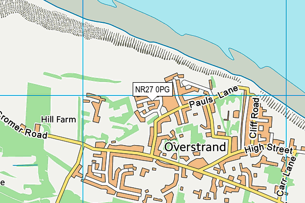 NR27 0PG map - OS VectorMap District (Ordnance Survey)