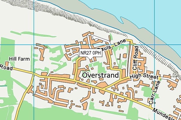 NR27 0PH map - OS VectorMap District (Ordnance Survey)