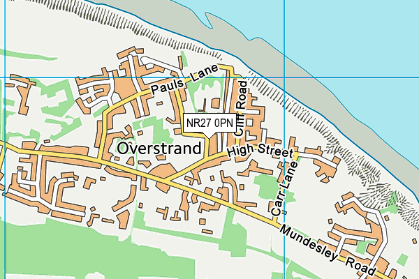 NR27 0PN map - OS VectorMap District (Ordnance Survey)