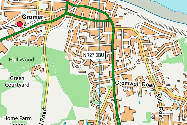 NR27 9BU map - OS VectorMap District (Ordnance Survey)