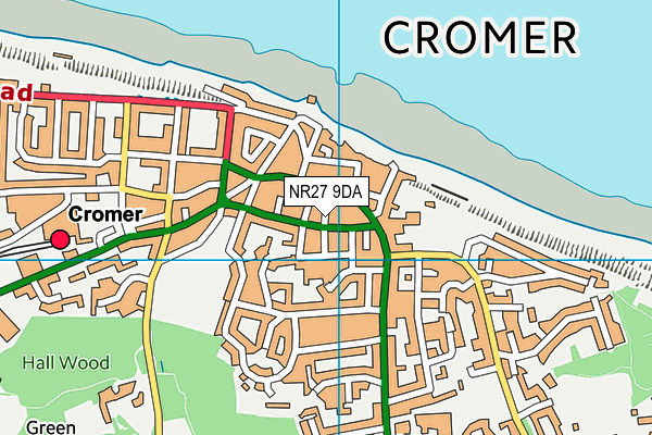 NR27 9DA map - OS VectorMap District (Ordnance Survey)