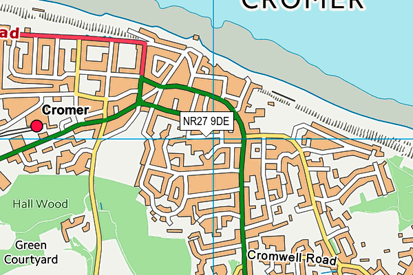 NR27 9DE map - OS VectorMap District (Ordnance Survey)