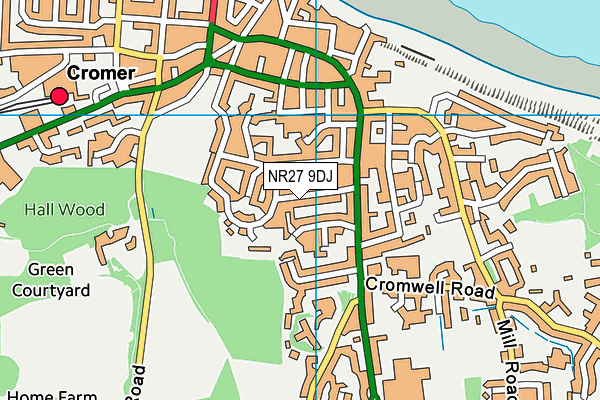 NR27 9DJ map - OS VectorMap District (Ordnance Survey)