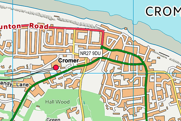 NR27 9DU map - OS VectorMap District (Ordnance Survey)