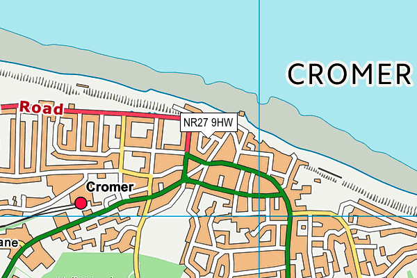 NR27 9HW map - OS VectorMap District (Ordnance Survey)