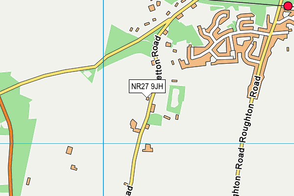 NR27 9JH map - OS VectorMap District (Ordnance Survey)