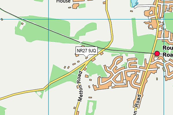 NR27 9JQ map - OS VectorMap District (Ordnance Survey)