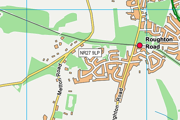 NR27 9LP map - OS VectorMap District (Ordnance Survey)