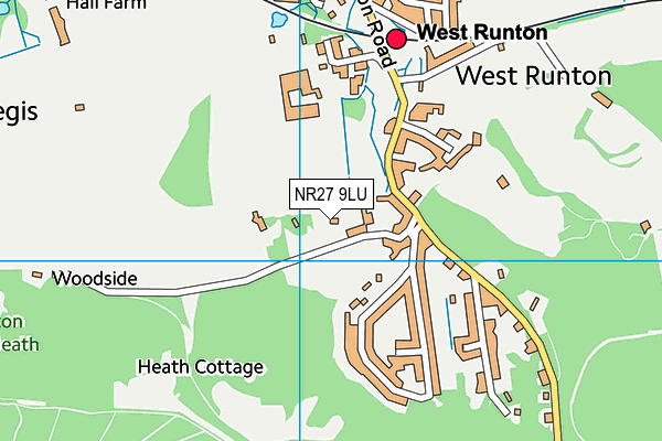 NR27 9LU map - OS VectorMap District (Ordnance Survey)