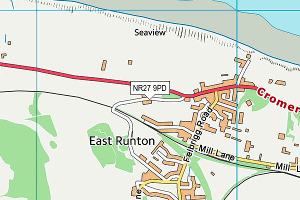 NR27 9PD map - OS VectorMap District (Ordnance Survey)