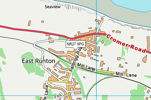 NR27 9PG map - OS VectorMap District (Ordnance Survey)