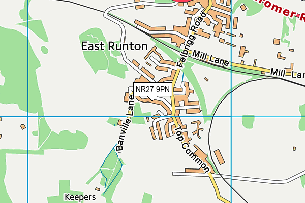 NR27 9PN map - OS VectorMap District (Ordnance Survey)