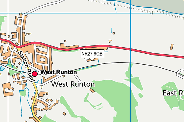 NR27 9QB map - OS VectorMap District (Ordnance Survey)