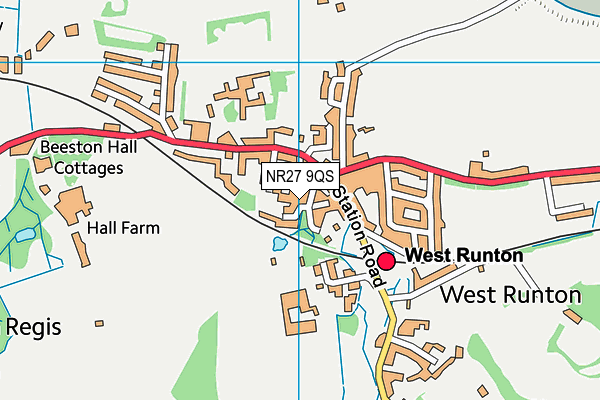 NR27 9QS map - OS VectorMap District (Ordnance Survey)