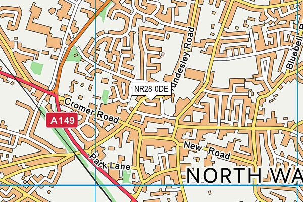 NR28 0DE map - OS VectorMap District (Ordnance Survey)
