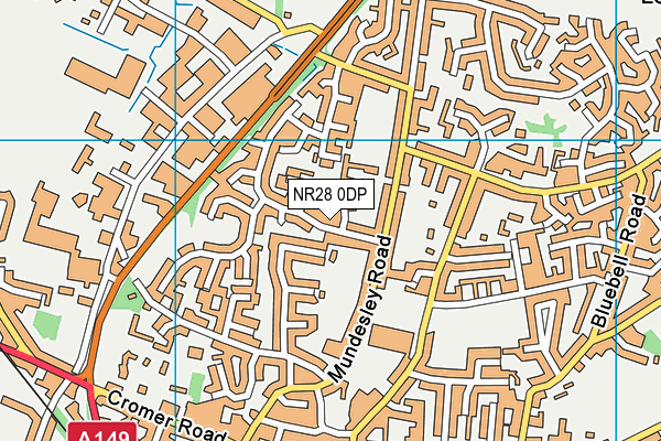 NR28 0DP map - OS VectorMap District (Ordnance Survey)