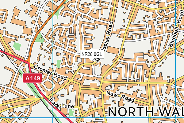 NR28 0GL map - OS VectorMap District (Ordnance Survey)