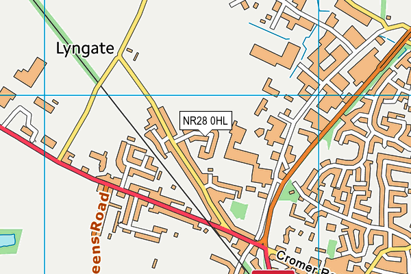 NR28 0HL map - OS VectorMap District (Ordnance Survey)