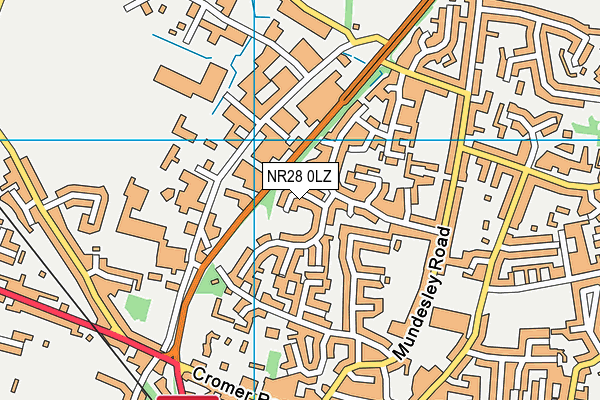 NR28 0LZ map - OS VectorMap District (Ordnance Survey)