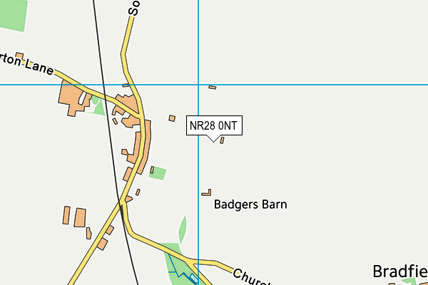 NR28 0NT map - OS VectorMap District (Ordnance Survey)