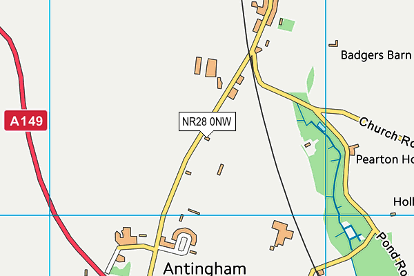 NR28 0NW map - OS VectorMap District (Ordnance Survey)