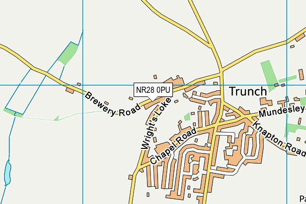 NR28 0PU map - OS VectorMap District (Ordnance Survey)