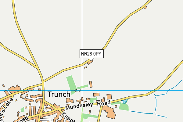 NR28 0PY map - OS VectorMap District (Ordnance Survey)