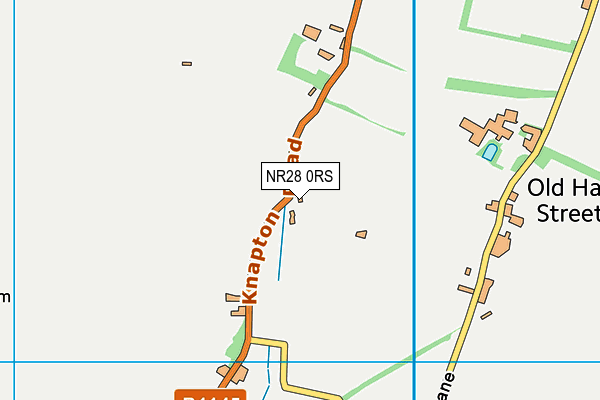 NR28 0RS map - OS VectorMap District (Ordnance Survey)