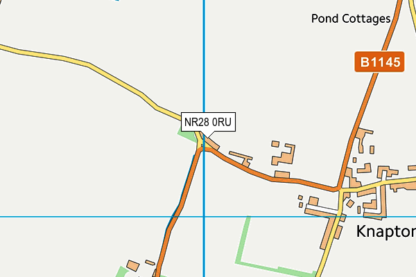 NR28 0RU map - OS VectorMap District (Ordnance Survey)