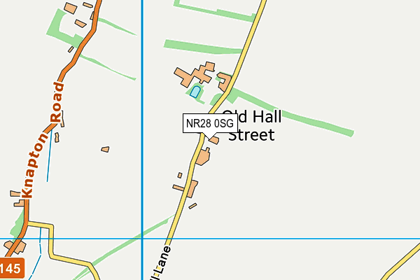 NR28 0SG map - OS VectorMap District (Ordnance Survey)