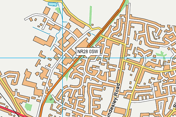 NR28 0SW map - OS VectorMap District (Ordnance Survey)