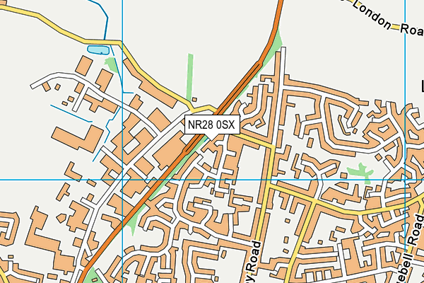 NR28 0SX map - OS VectorMap District (Ordnance Survey)
