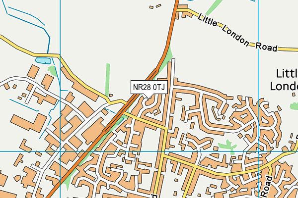 NR28 0TJ map - OS VectorMap District (Ordnance Survey)