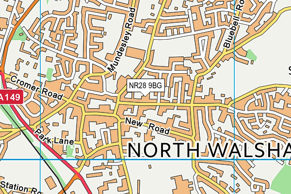 NR28 9BG map - OS VectorMap District (Ordnance Survey)