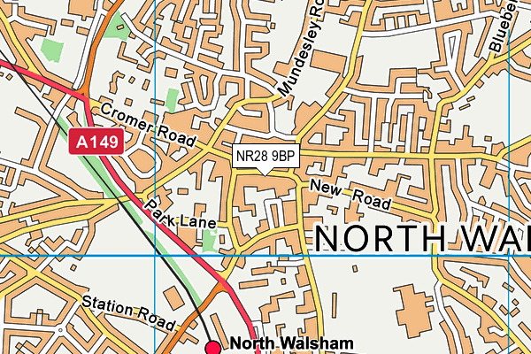 NR28 9BP map - OS VectorMap District (Ordnance Survey)