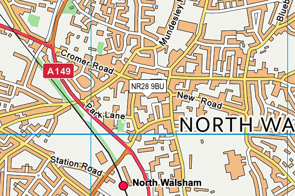 NR28 9BU map - OS VectorMap District (Ordnance Survey)