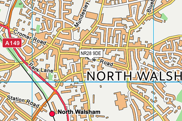 NR28 9DE map - OS VectorMap District (Ordnance Survey)