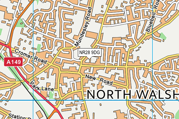 NR28 9DG map - OS VectorMap District (Ordnance Survey)